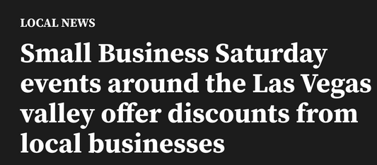 Small Business Saturday events around the Las Vegas valley offer discounts from local businesses